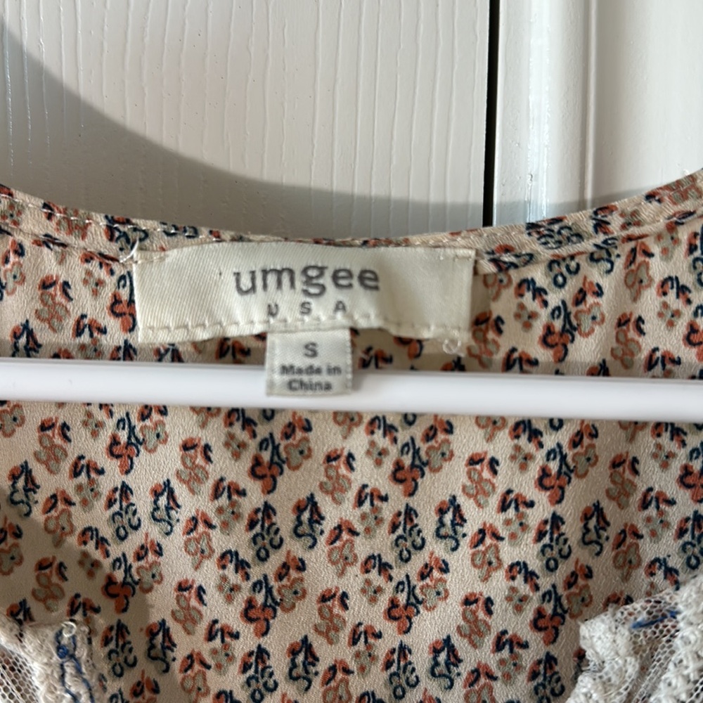 Umgee Boho 3/4 Sleeve Dress - Picture 4 of 5